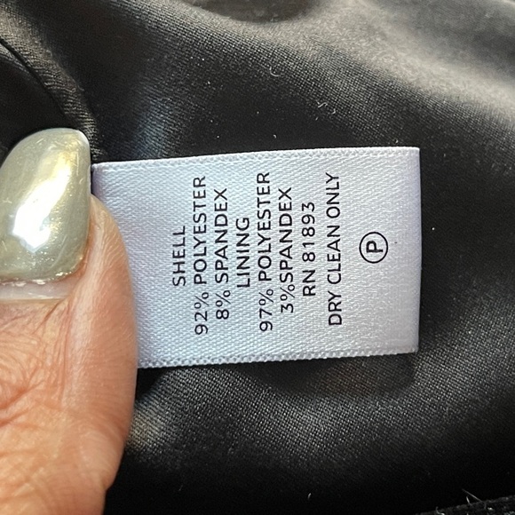 G.I.L.I. | Black Velour Cocktail Dress Sz 6 - Picture 6 of 6